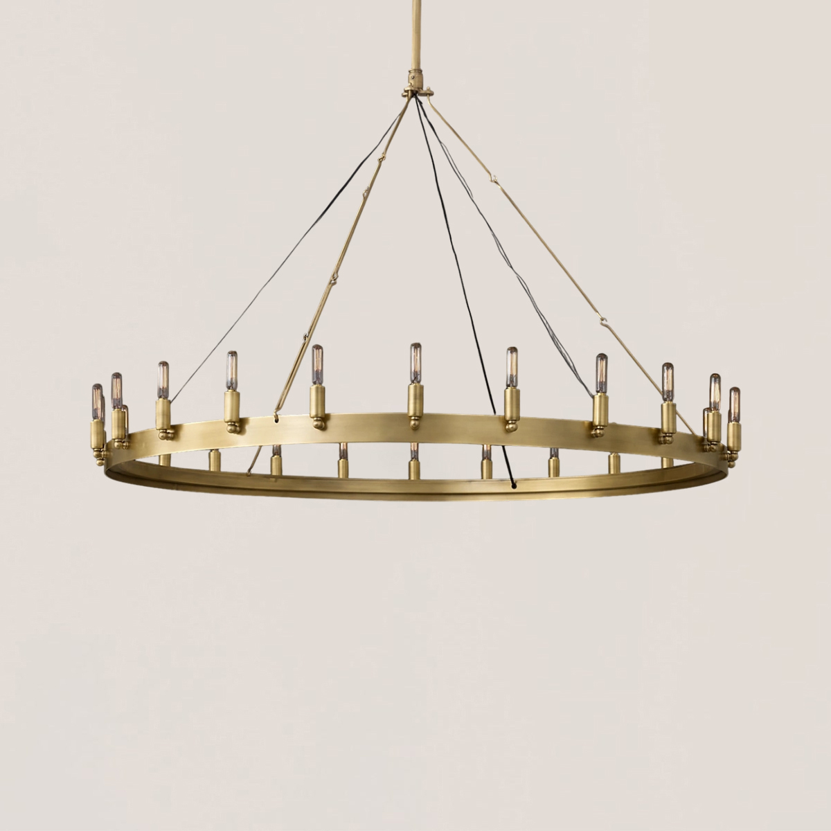 Camino Vintage Filament Round Chandelier-VaseLamps