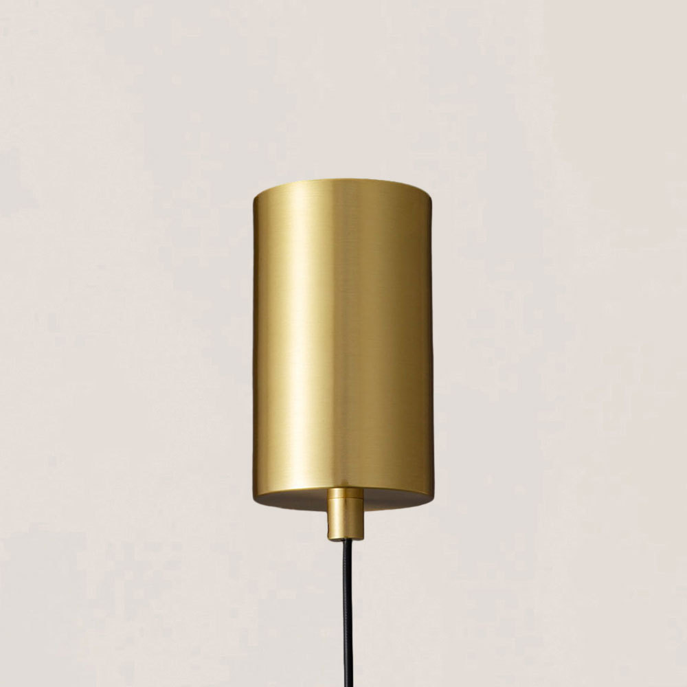 VASELAMPS - Modern Minimal Brass LED Pendant Light-VaseLamps