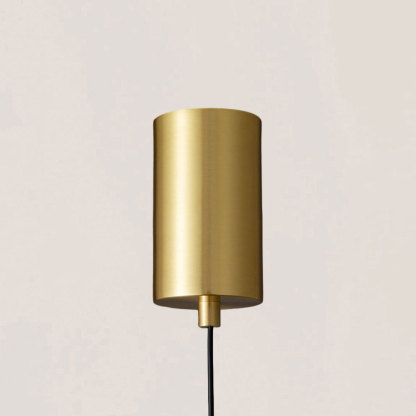 VASELAMPS - Modern Minimal Brass LED Pendant Light-VaseLamps