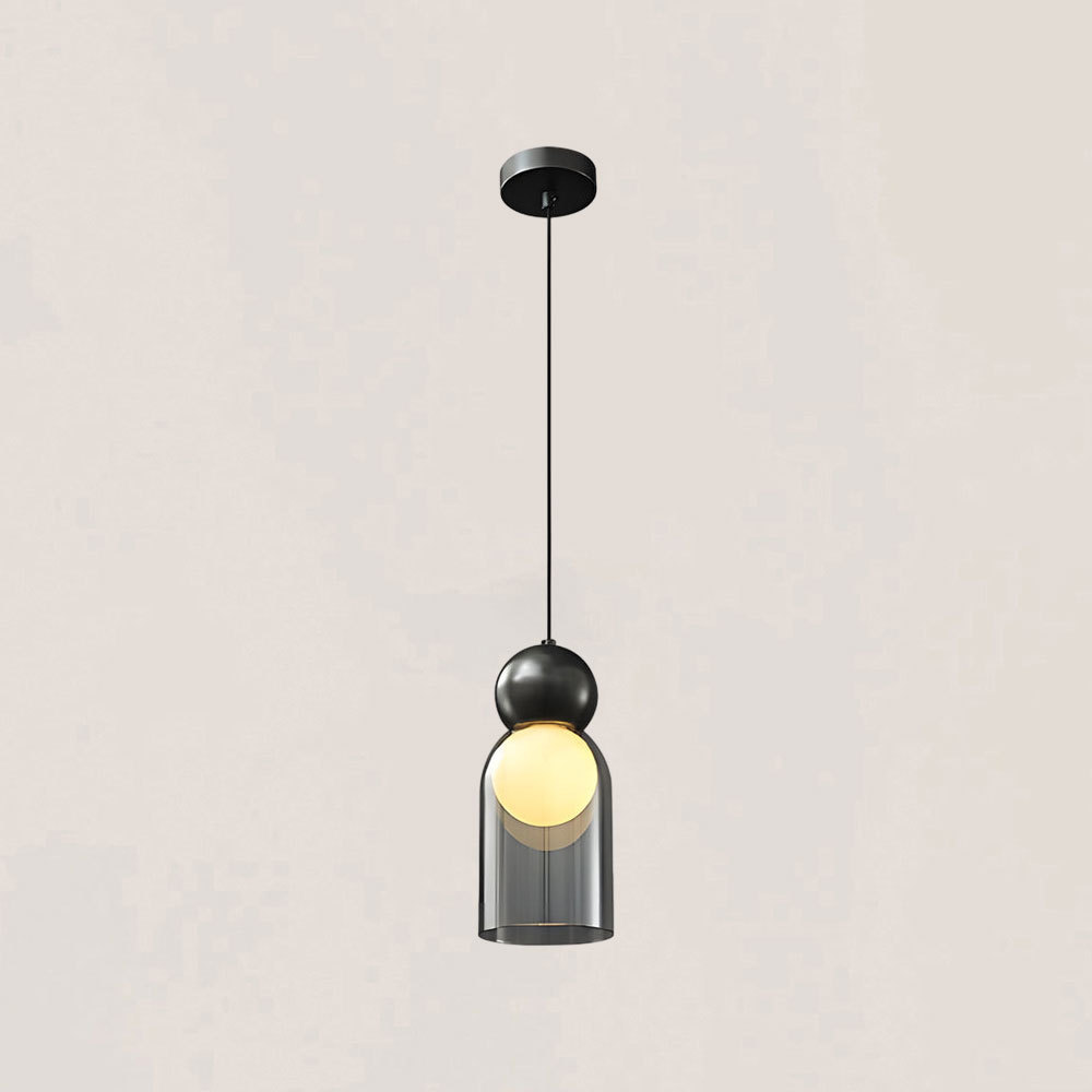 VASELAMPS - Modern Simplicity Clear Glass Pendant Light-VaseLamps