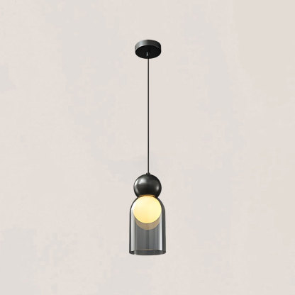 VASELAMPS - Modern Simplicity Clear Glass Pendant Light-VaseLamps