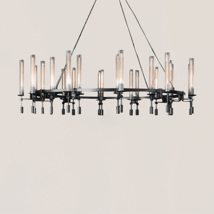 Fontanelle Round Chandelier 46"-VaseLamps