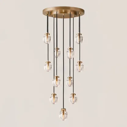 Pearl Round Chandelier-VaseLamps