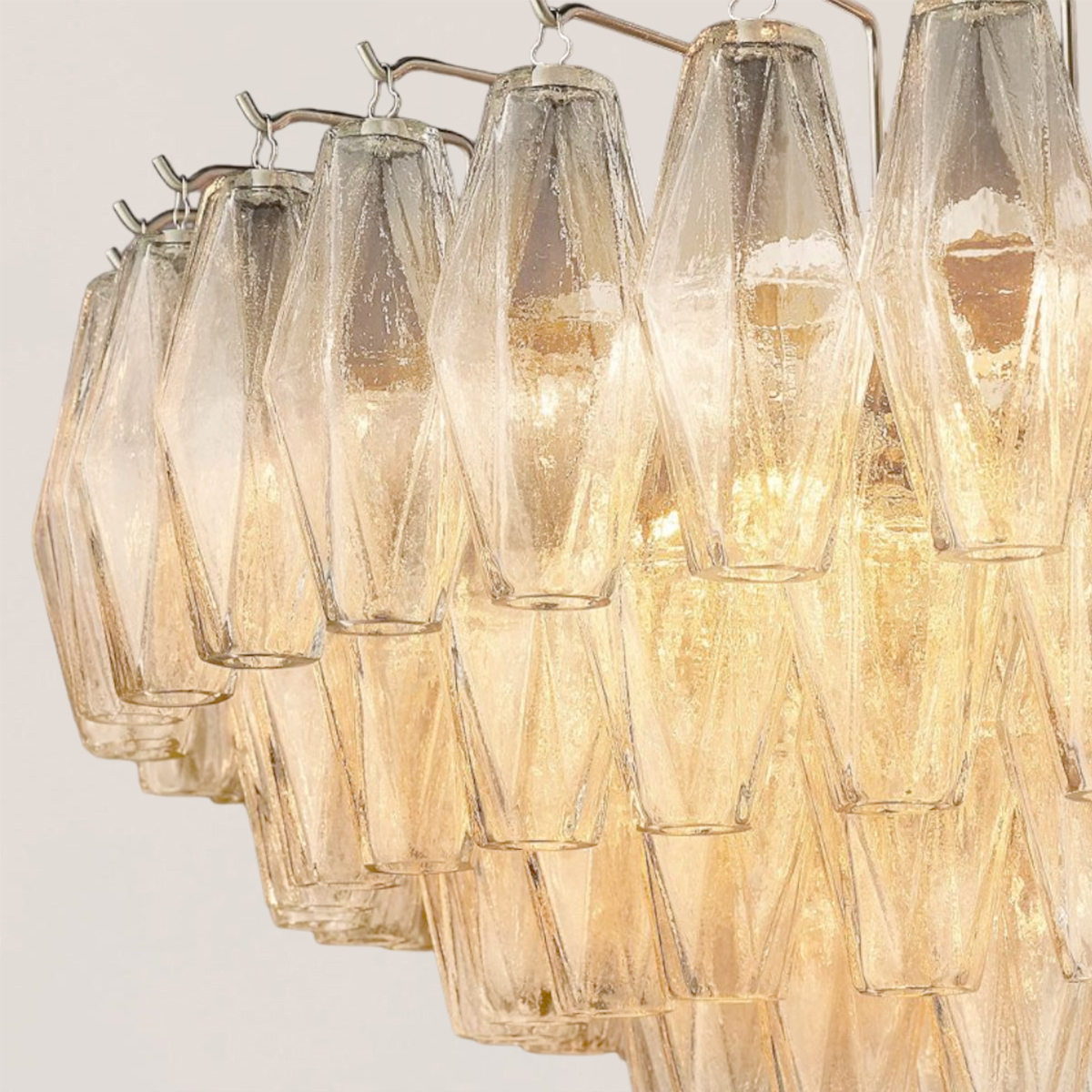 Chiara Glass Tiered Round Chandelier-VaseLamps