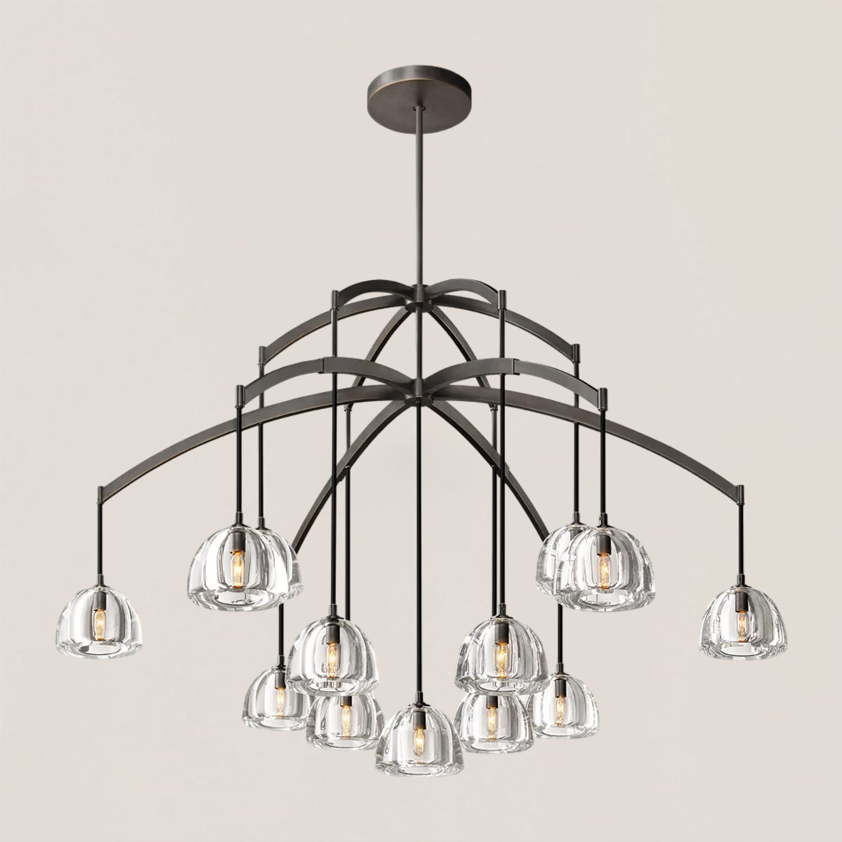 Hemisphere Round Chandelier-VaseLamps