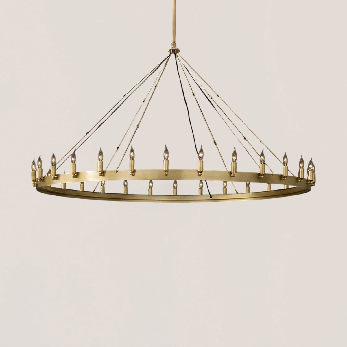 Camino Vintage Candelabra Round Chandelier-VaseLamps