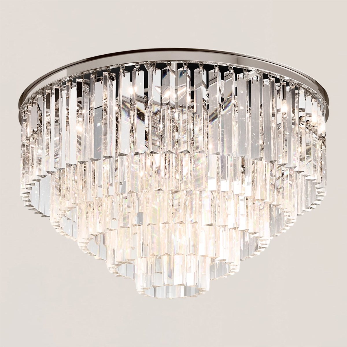 1920s Odeon Flushmount 32"-VaseLamps