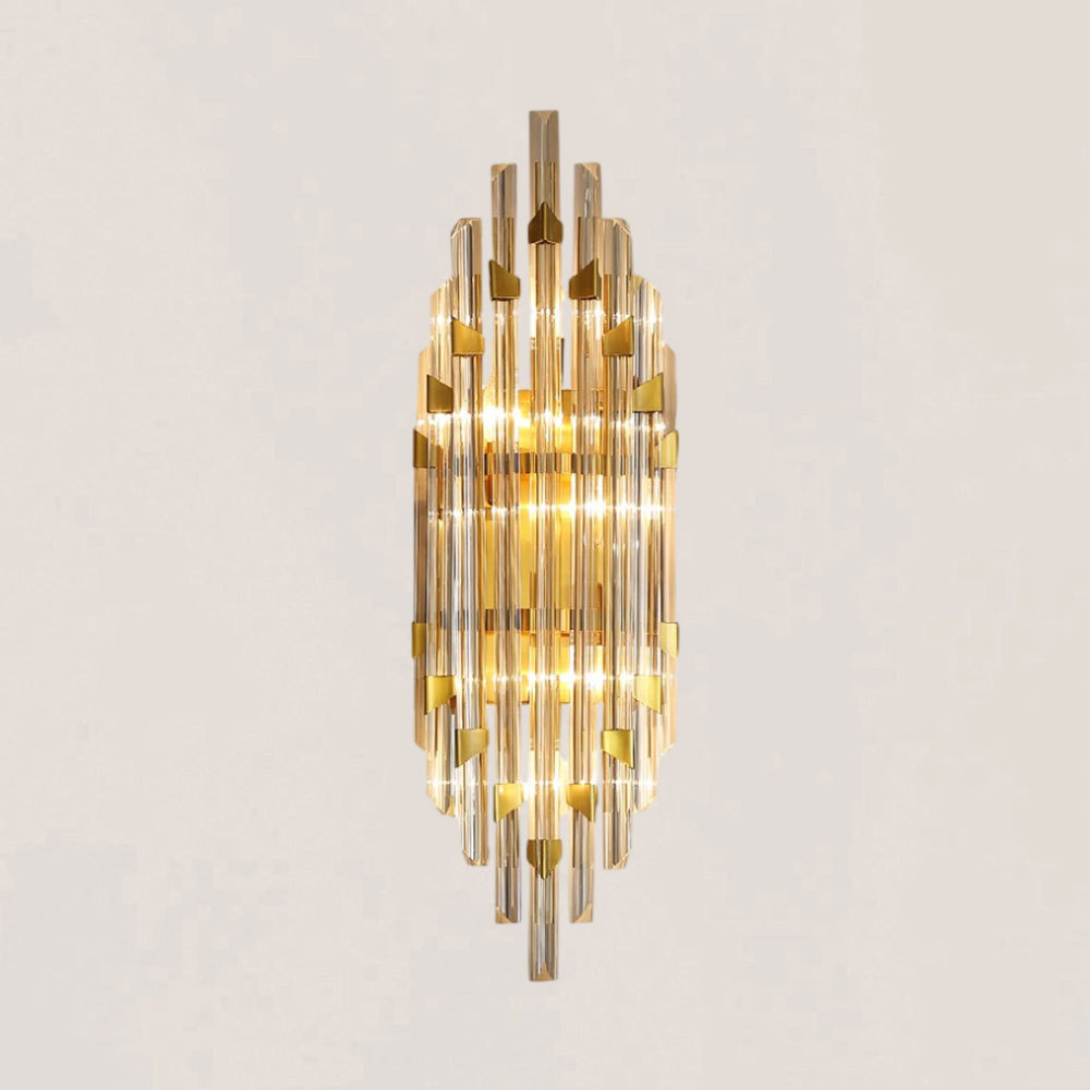 VASELAMPS - Modern Luxury Crystal Rod Wall Sconce-VaseLamps