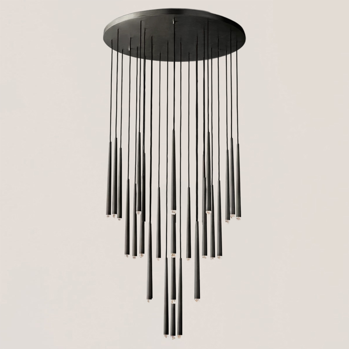 Aquitaine Modern Round Chandelier-VaseLamps