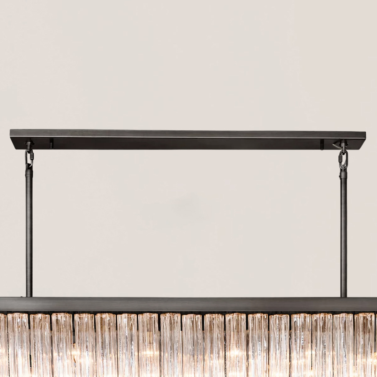 Cielo Glass Rectangular Chandelier-VaseLamps