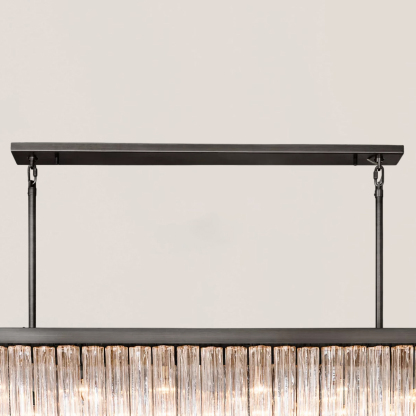 Cielo Glass Rectangular Chandelier-VaseLamps