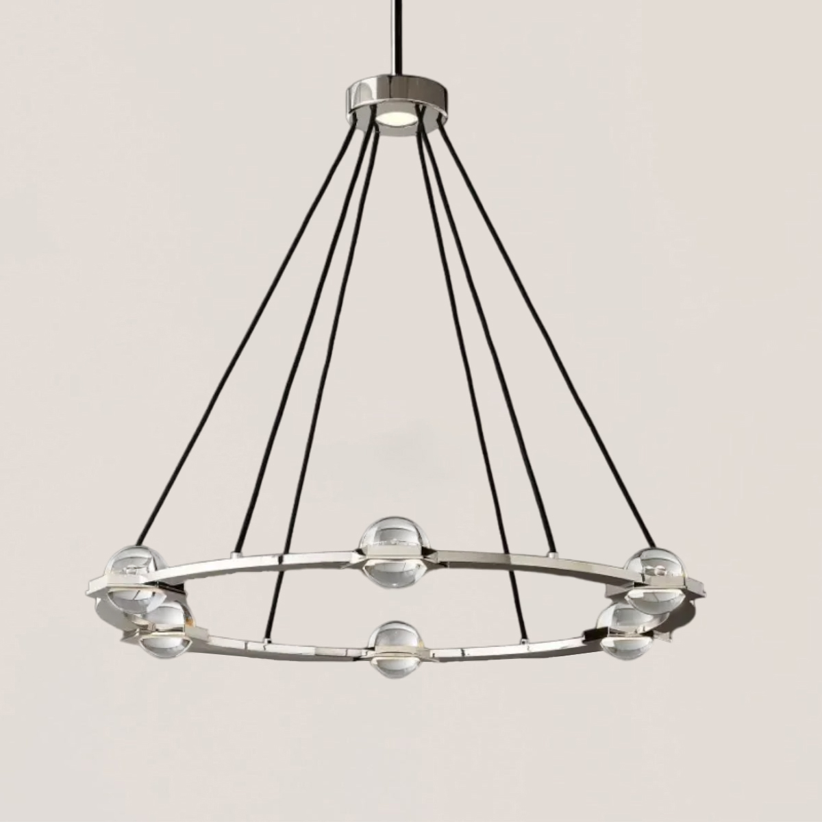 Eclatant Round Chandelier 36"-VaseLamps