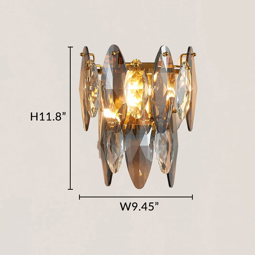 VASELAMPS - Luxury Crystal Wall Sconce-VaseLamps