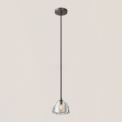 Hemisphere Crystal Pendant Light-VaseLamps