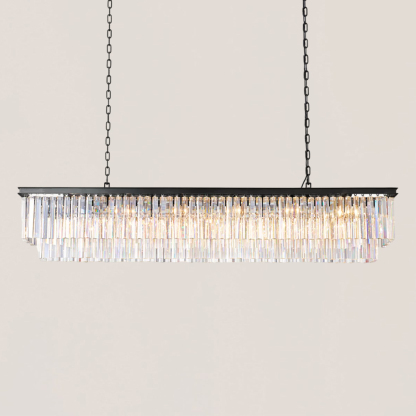 1920s Odeon Rectangular Chandelier-VaseLamps