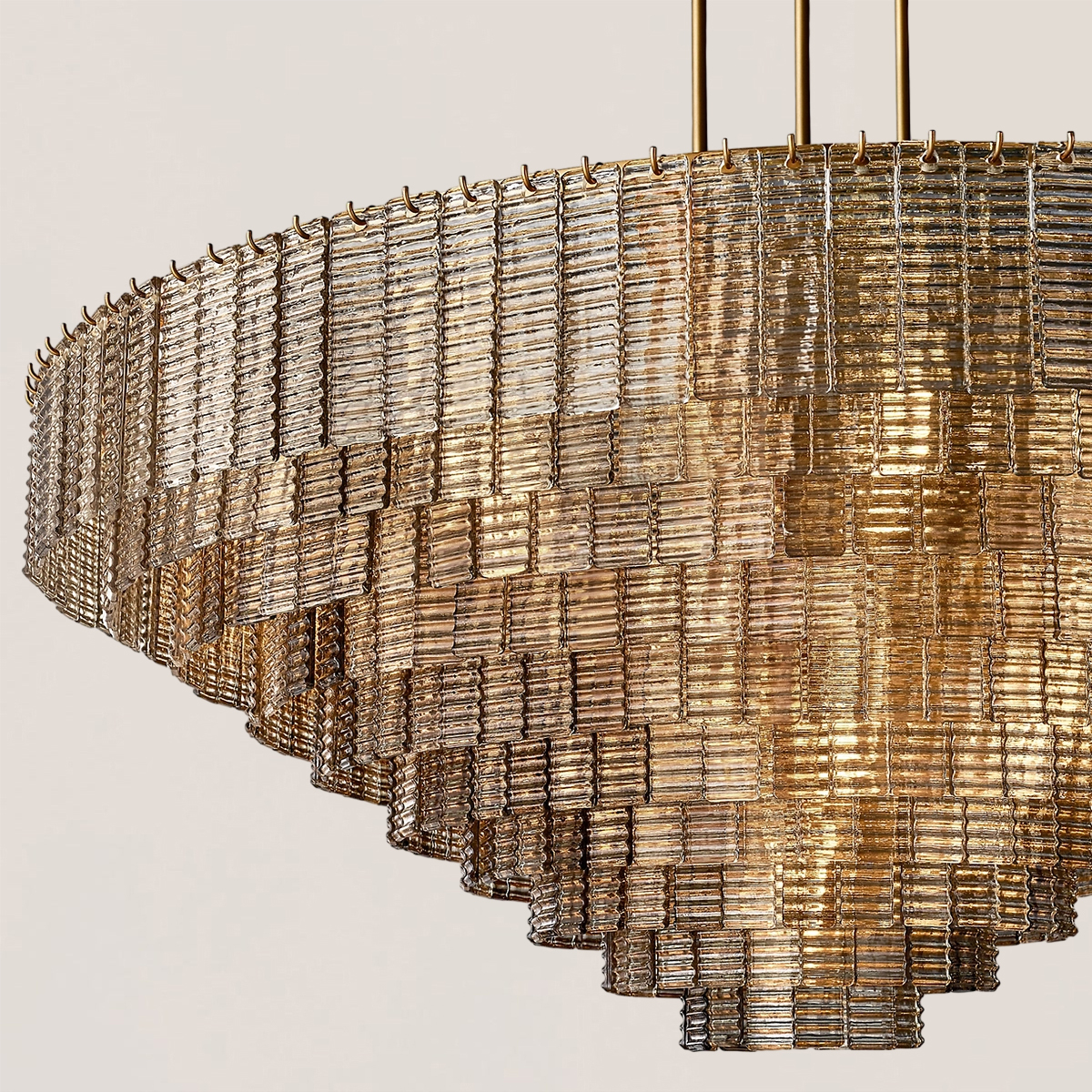 Sirene Glass Round Chandelier-VaseLamps