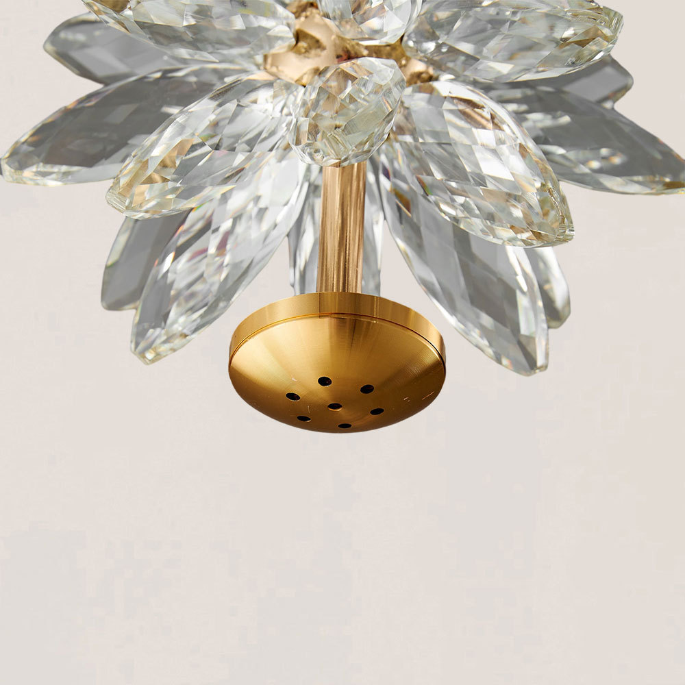 VASELAMPS - Ice Flower Crystal Pendant Lamp-VaseLamps