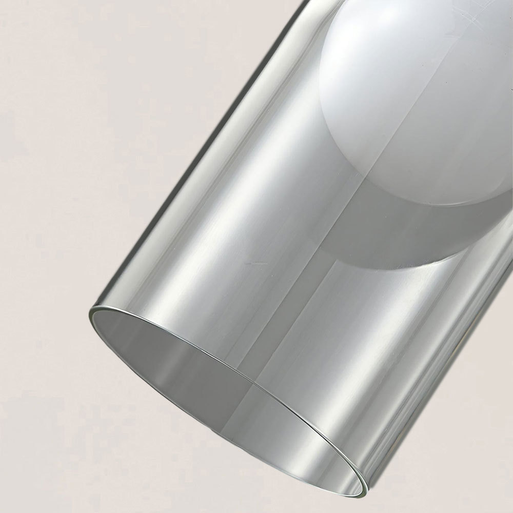 VASELAMPS - Modern Simplicity Clear Glass Pendant Light-VaseLamps