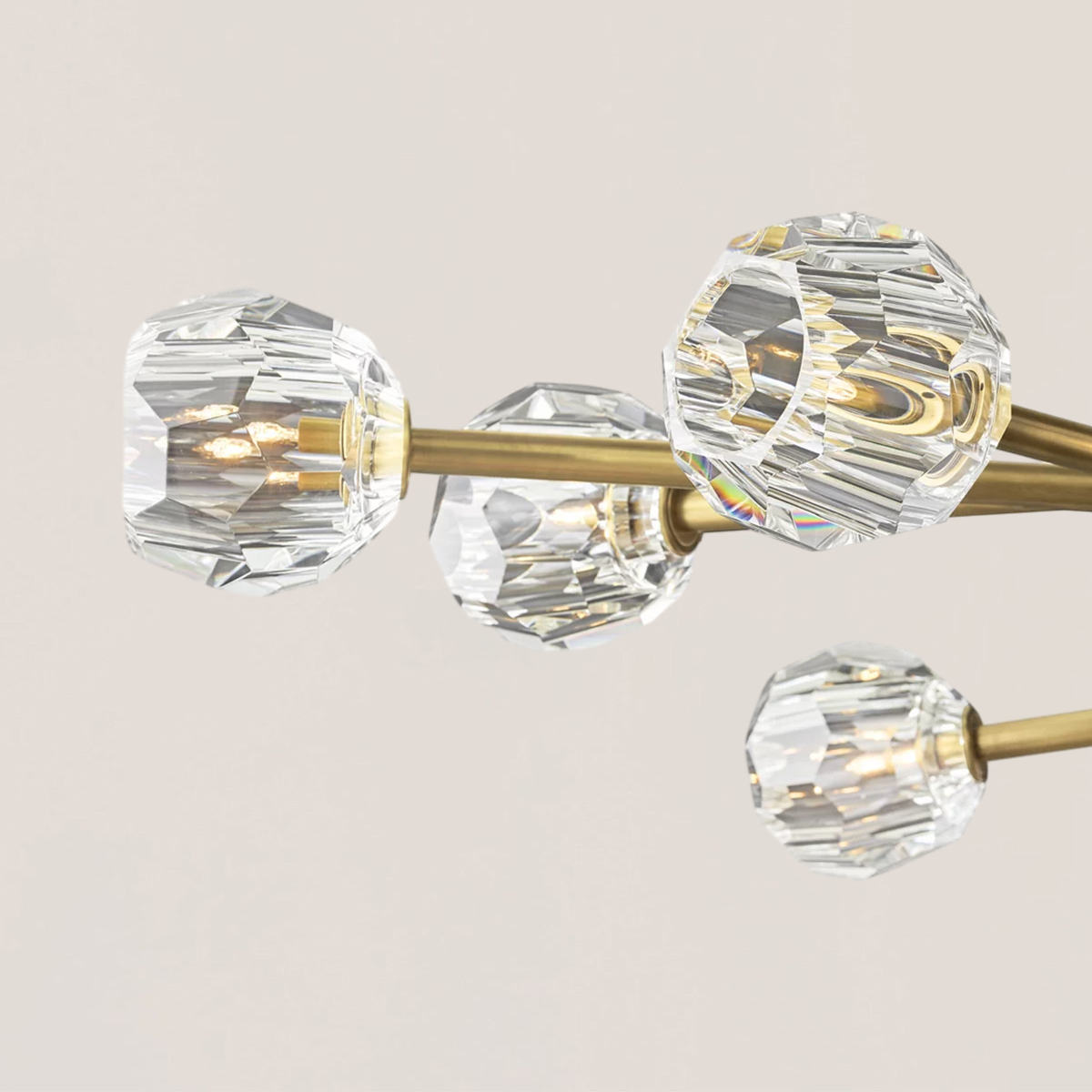 Boule De Crystal Oval Chandelier 72"-VaseLamps