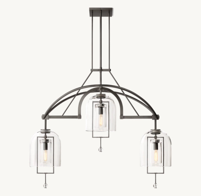 Fulcrum Round Chandelier-VaseLamps
