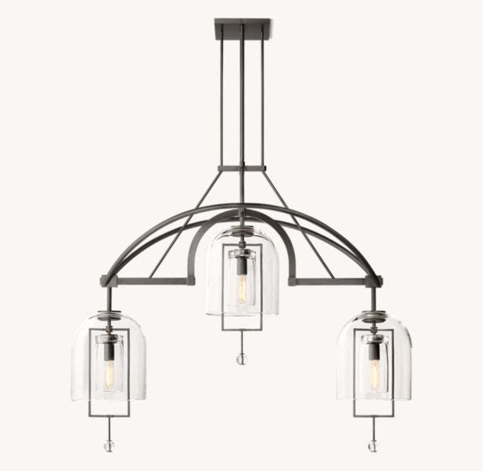 Fulcrum Round Chandelier-VaseLamps