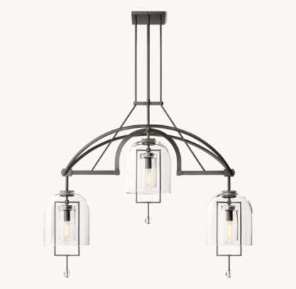 Fulcrum Round Chandelier-VaseLamps