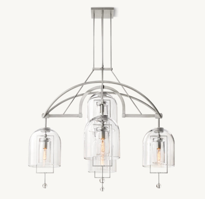Fulcrum Round Chandelier-VaseLamps