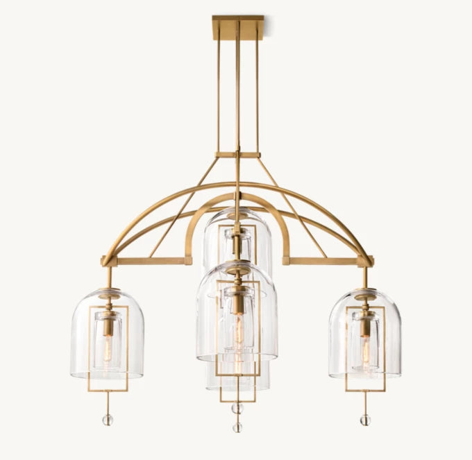 Fulcrum Round Chandelier-VaseLamps