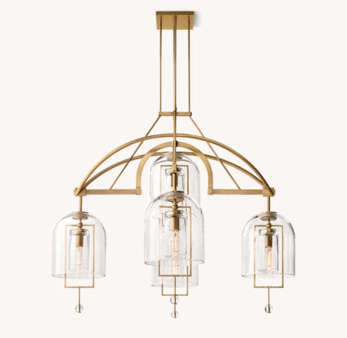 Fulcrum Round Chandelier-VaseLamps
