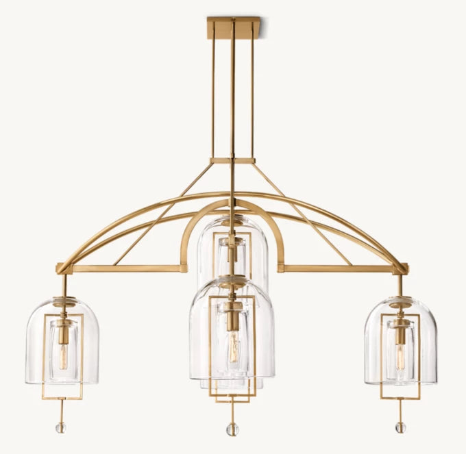 Fulcrum Round Chandelier-VaseLamps