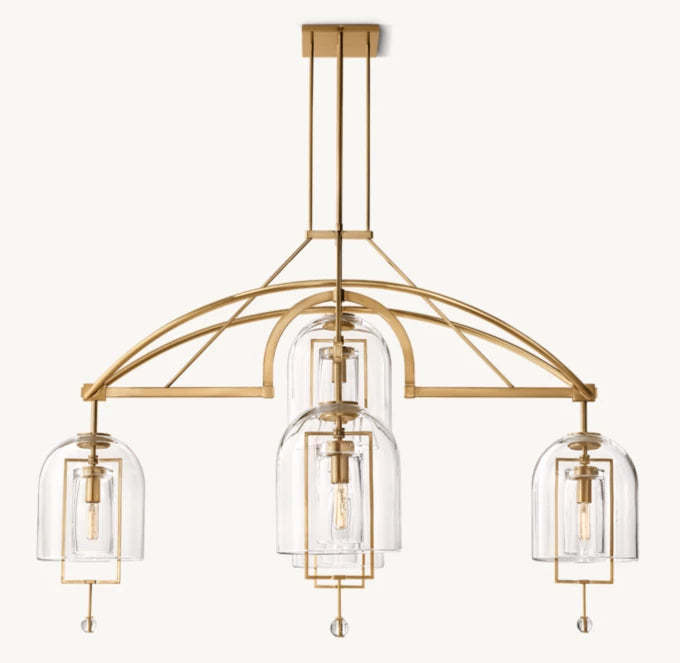 Fulcrum Round Chandelier-VaseLamps