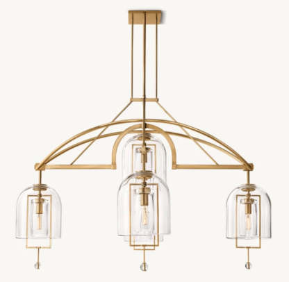 Fulcrum Round Chandelier-VaseLamps