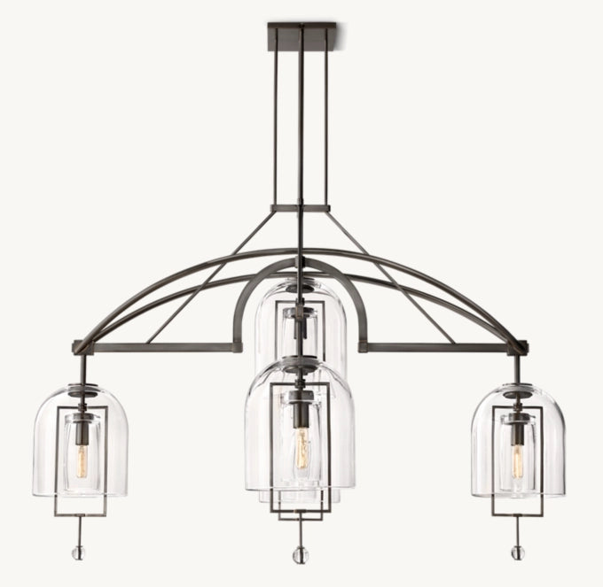 Fulcrum Round Chandelier-VaseLamps