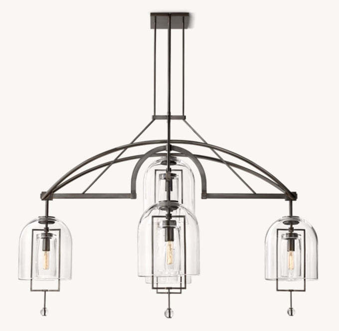 Fulcrum Round Chandelier-VaseLamps