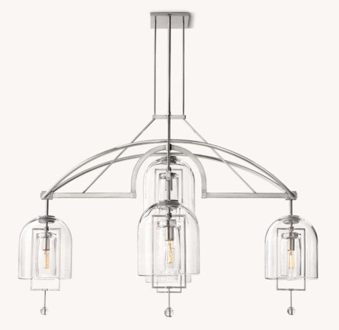 Fulcrum Round Chandelier-VaseLamps