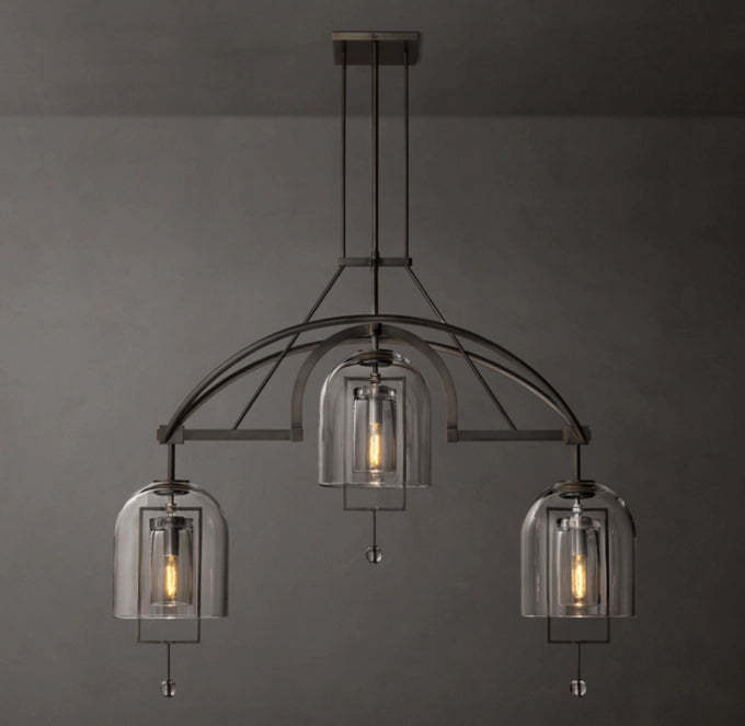 Fulcrum Round Chandelier-VaseLamps