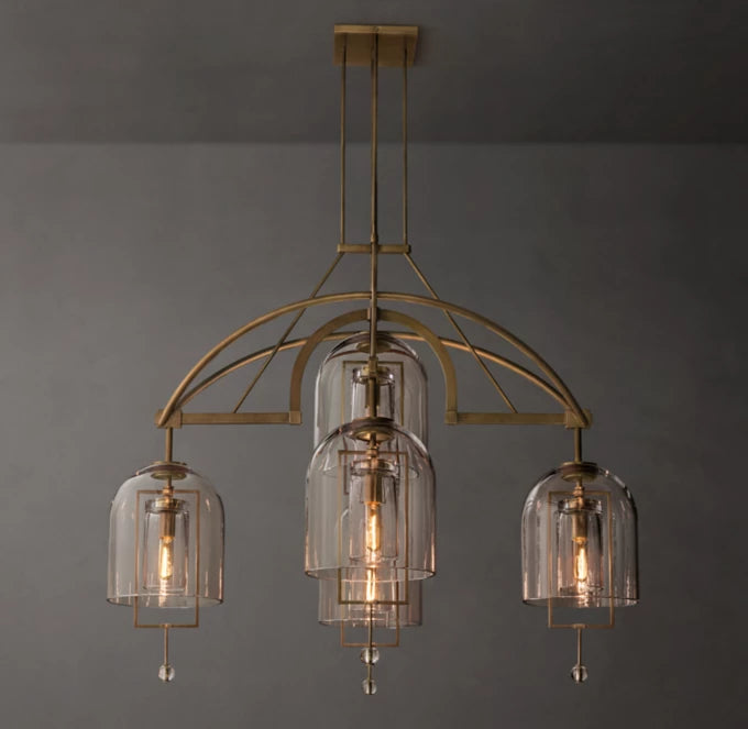 Fulcrum Round Chandelier-VaseLamps