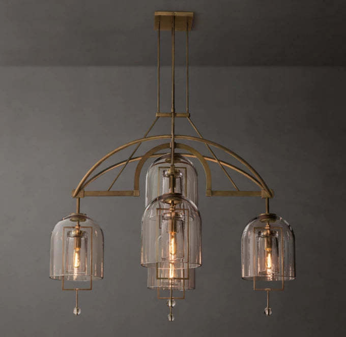 Fulcrum Round Chandelier-VaseLamps