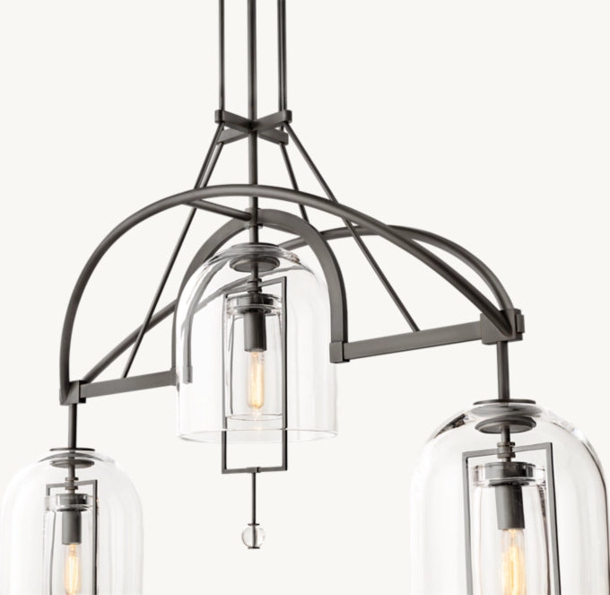Fulcrum Round Chandelier-VaseLamps