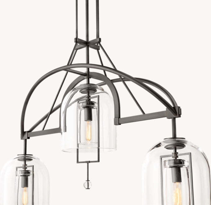 Fulcrum Round Chandelier-VaseLamps