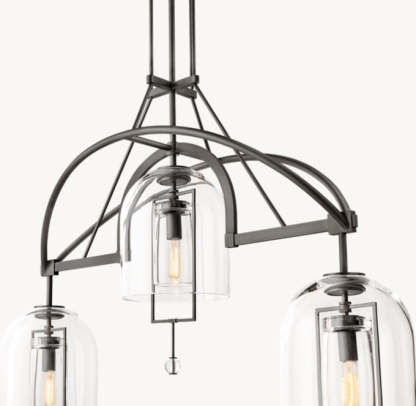 Fulcrum Round Chandelier-VaseLamps