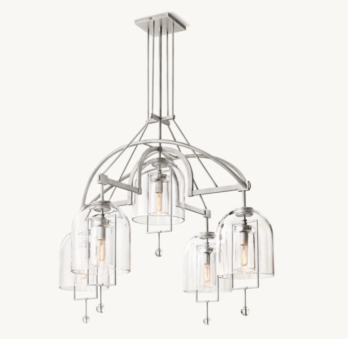 Fulcrum Round Chandelier-VaseLamps