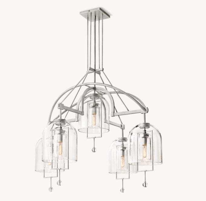 Fulcrum Round Chandelier-VaseLamps