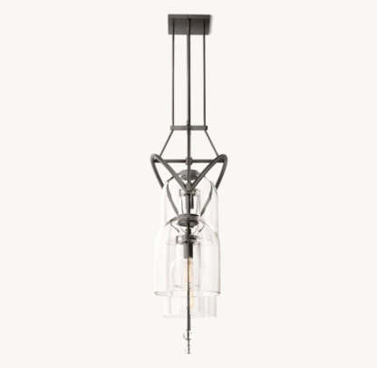 Fulcrum Round Chandelier-VaseLamps