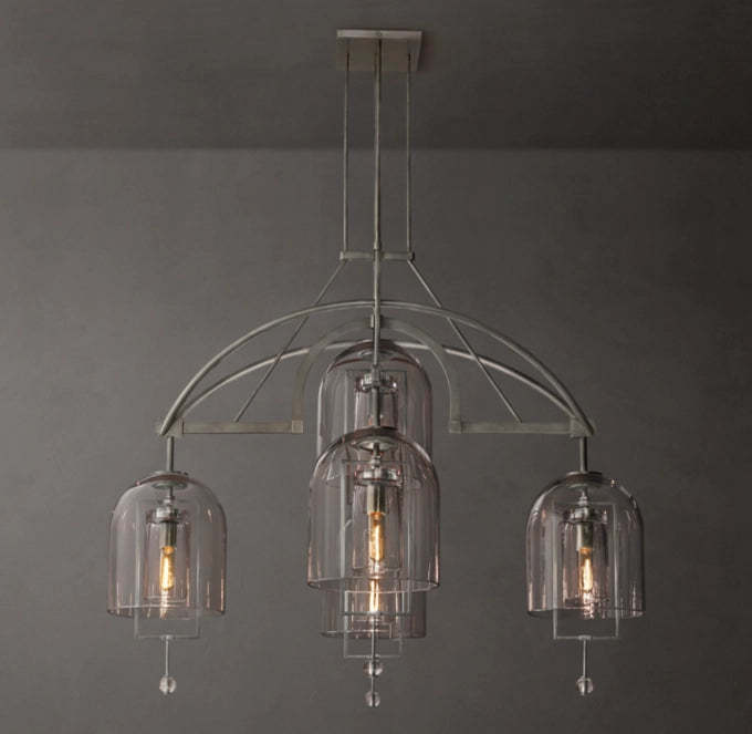 Fulcrum Round Chandelier-VaseLamps