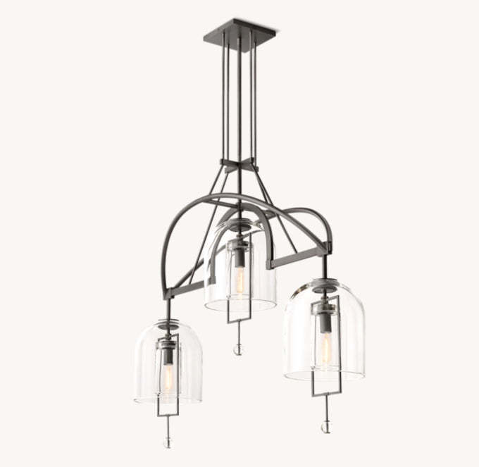 Fulcrum Round Chandelier-VaseLamps