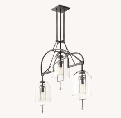 Fulcrum Round Chandelier-VaseLamps