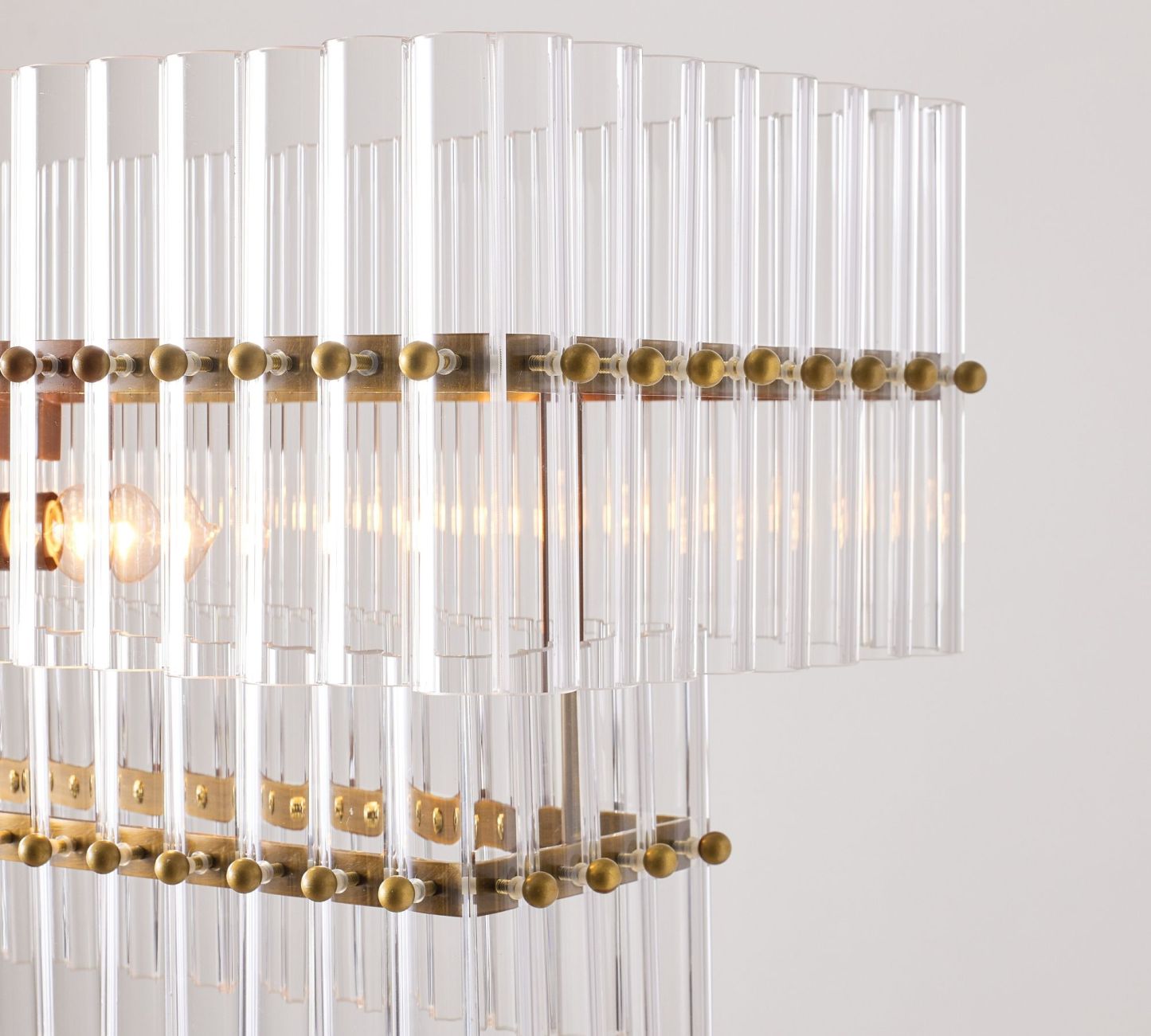 Molly Crystal Linear Chandelier-VaseLamps