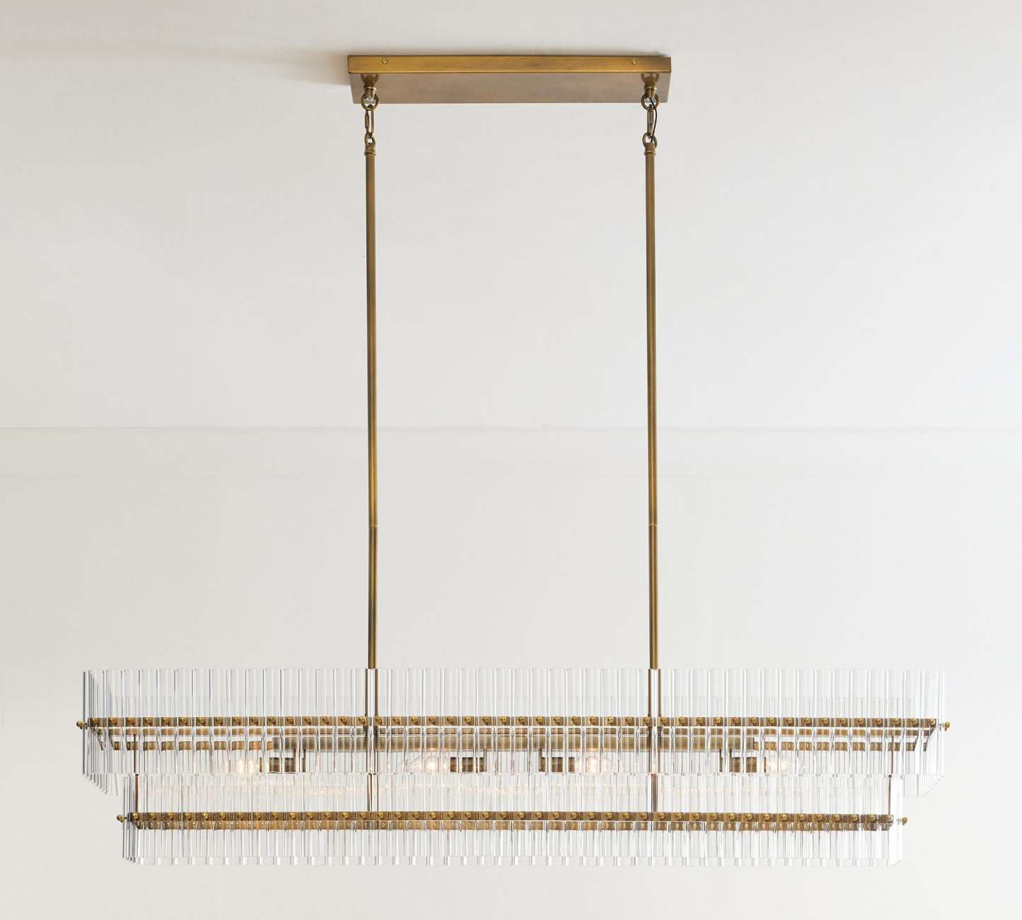 Molly Crystal Linear Chandelier-VaseLamps