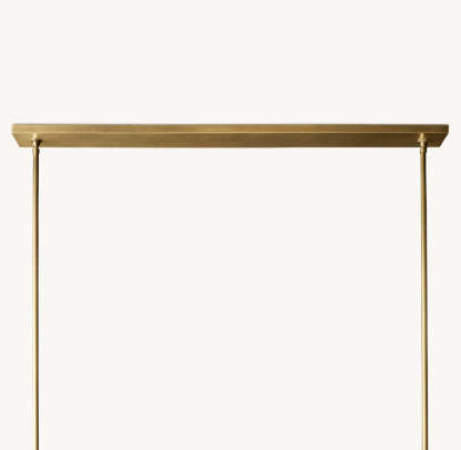 Pauillac Fabric Shade Linear Chandelier 49"-VaseLamps